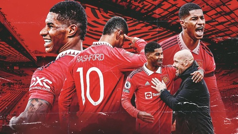  Marcus Rashford nằm trong Top 5 ‘số 10’ hay nhất của MU